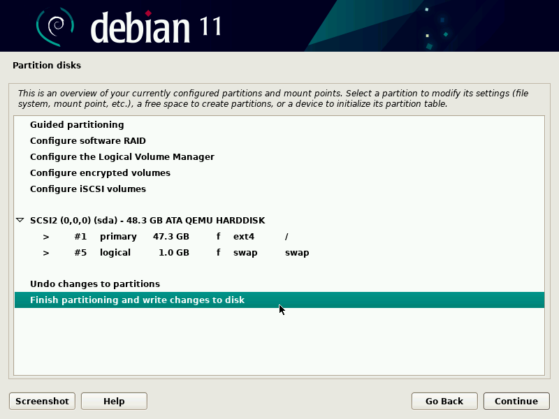 Validating partitioning